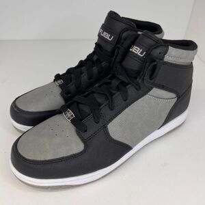 FUBU Black and Gray Sneakers with Classic Design Size 9.5